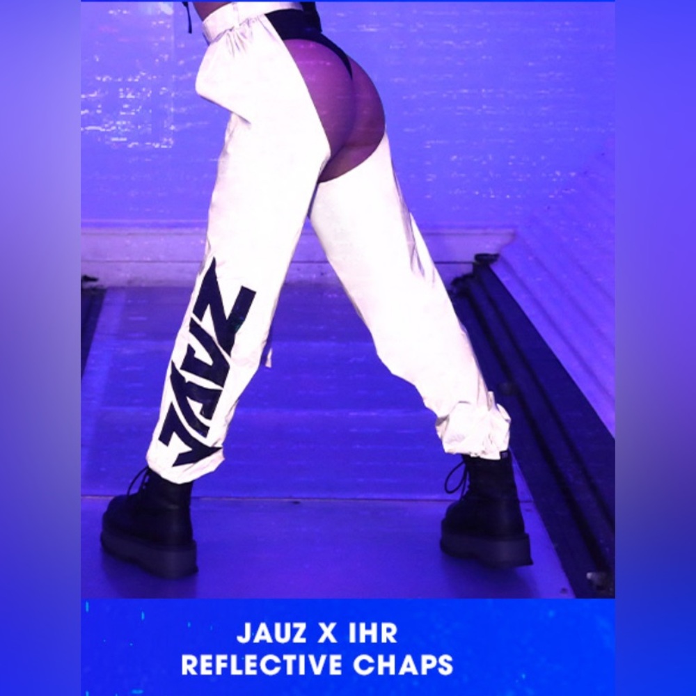 NEW iHeartRaves x Jauz Reflective Rave Chaps